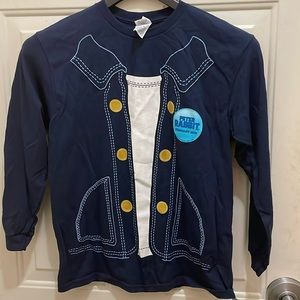 DELTA PROWEIGHT: NWOT Peter Rabbit Size Youth L; blue long sleeve graphic tee.
